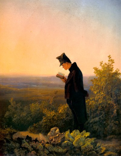 Il breviario della sera da Carl Spitzweg